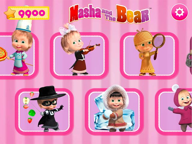 Masha and the Bear. Games & Activities