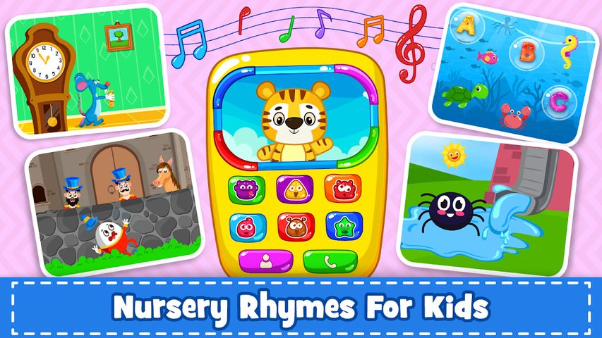 Baby Phone for toddlers - Numbers, Animals & Music