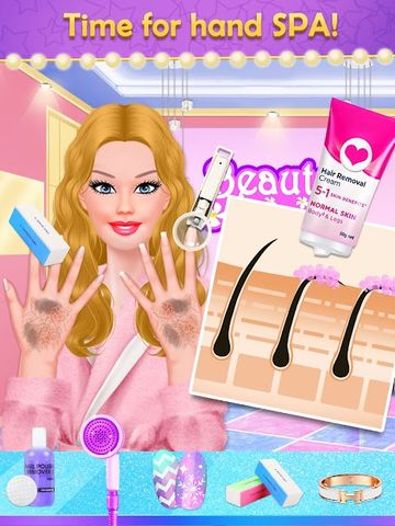 Beauty Makeover Salon Game