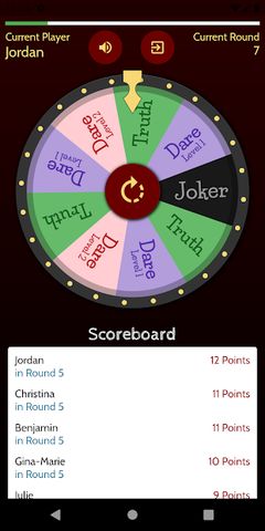 Wheel of Truth or Dare