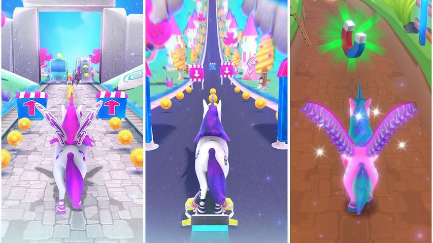Unicorn Run - Race Horse Games