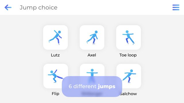 Freezio Figure Skating 3D app for training jumps.