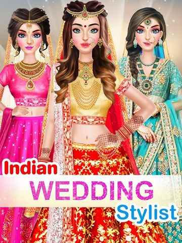 Indian Wedding Stylist - Makeup &  Dress up Games