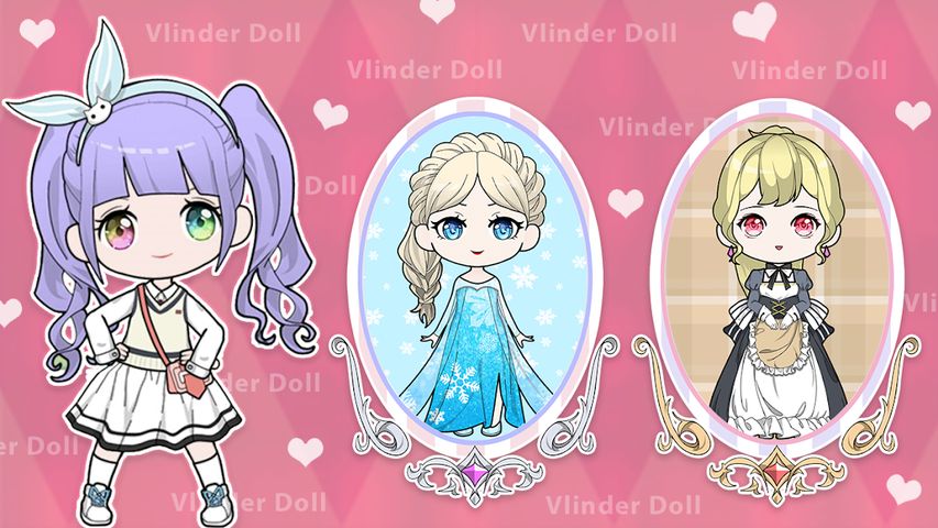 Vlinder Doll: Dress up games