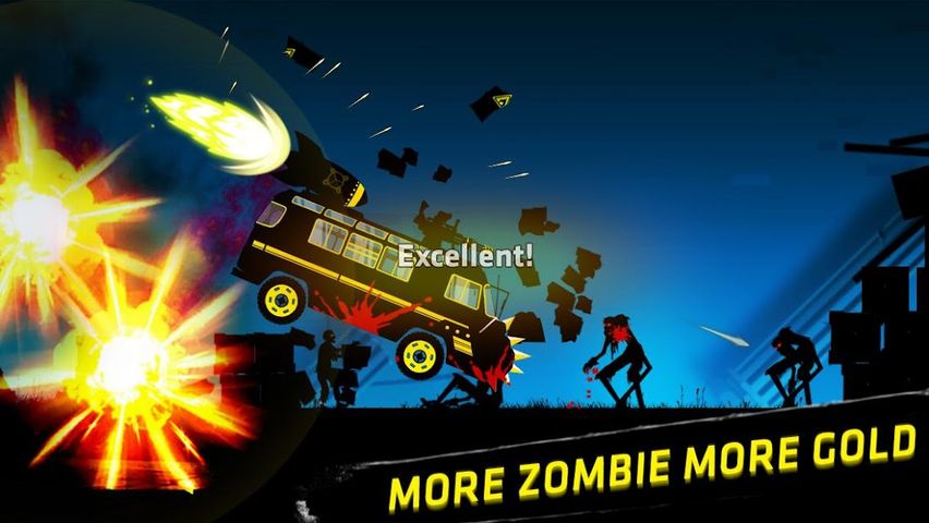 Stickman Racer: Survival Zombie