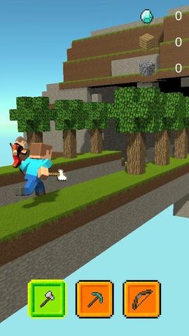 Sky Block Runner - Craft Miner Rush