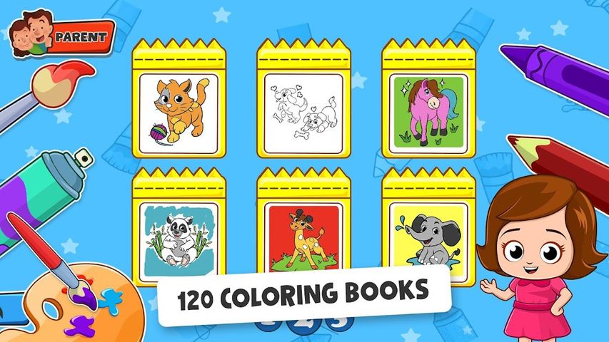 Baby Coloring game - Baby Town