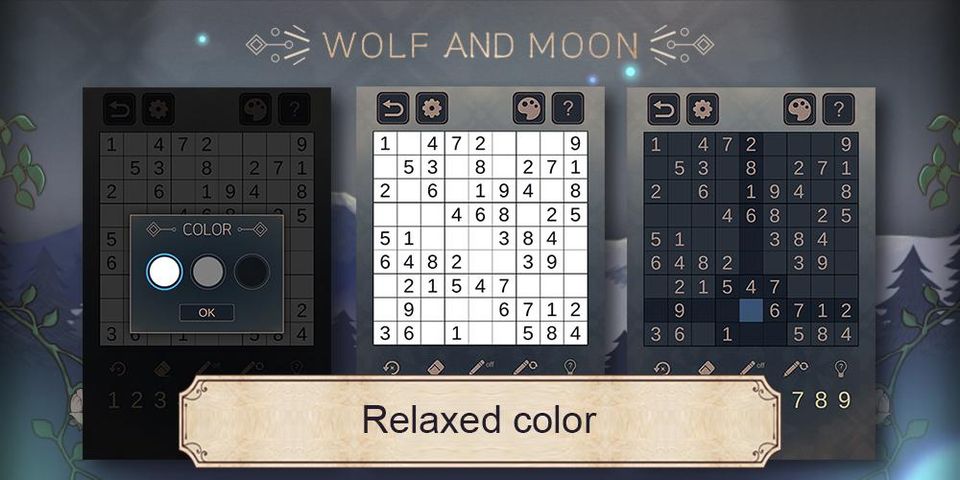 Wolf And Moon : Sudoku