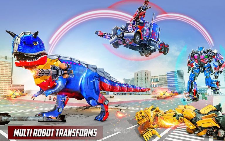 Police Truck Robot Game – Dino