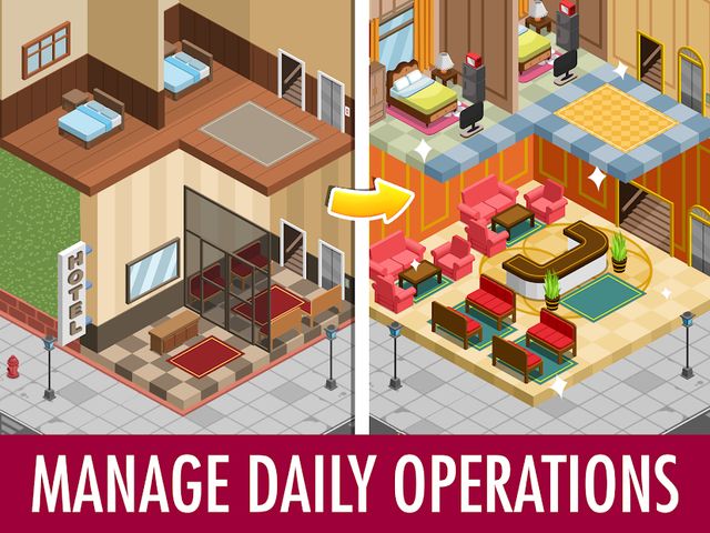 Hotel Tycoon Empire: Idle game