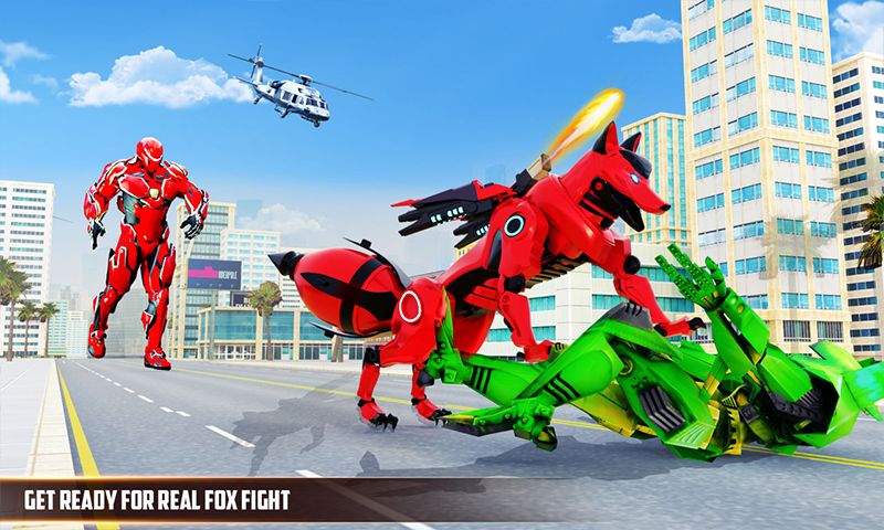 Fox Robot Transform Bike Game