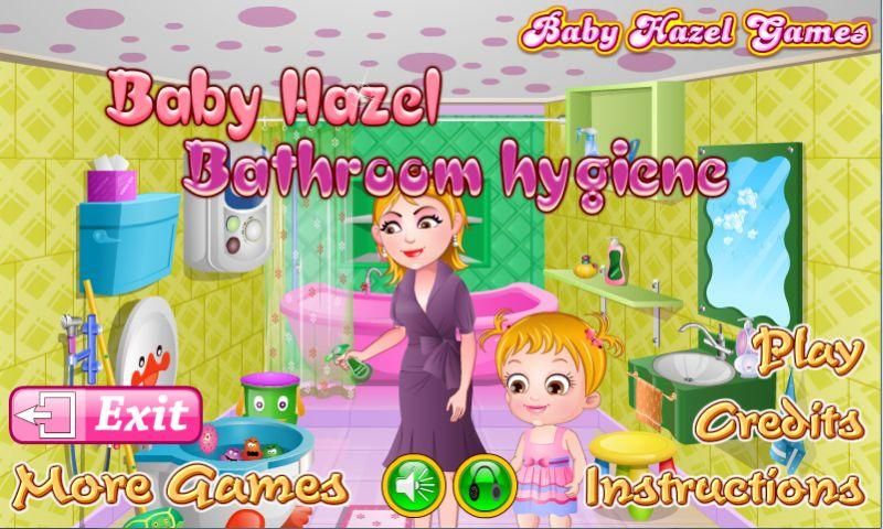 Baby Hazel Bathroom Hygiene