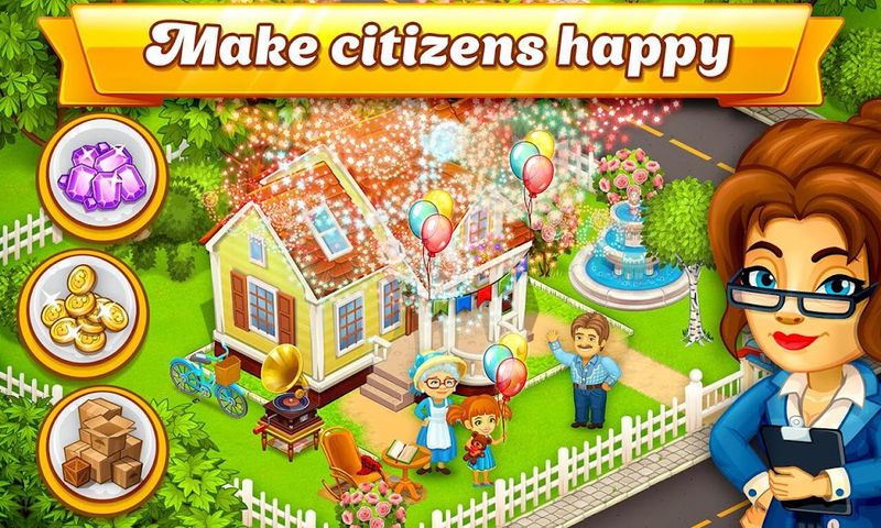 Cartoon City - farm to village