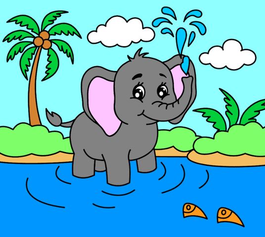 Coloring pages for children: animals