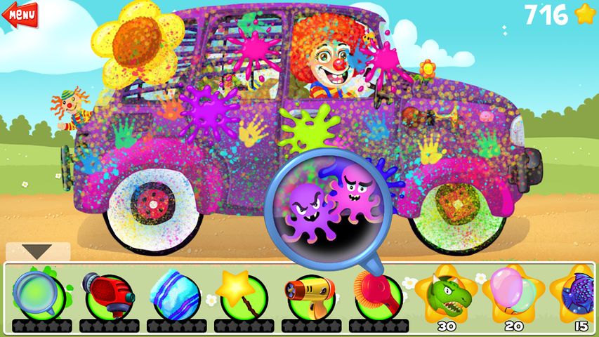Amazing Car Wash Game For Kids
