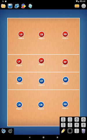 Coach Tactic Board: Volley