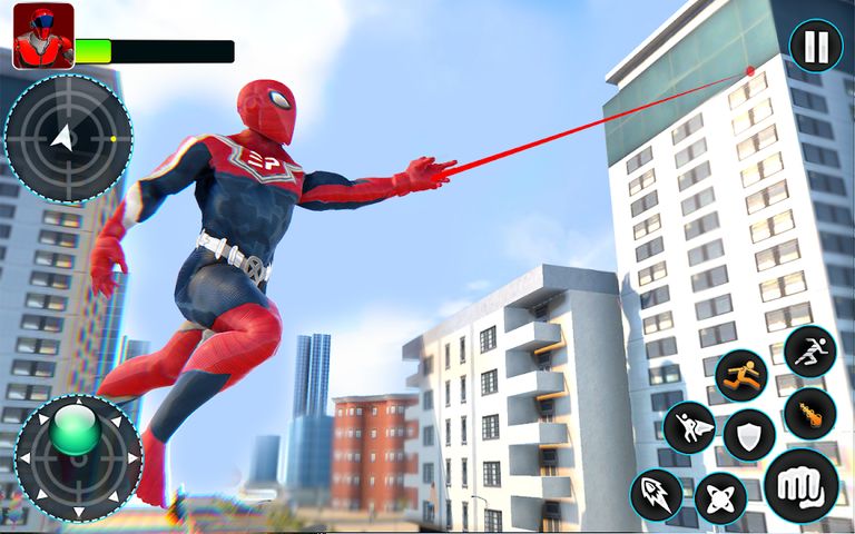 Flying Hero Rescue Robot Games