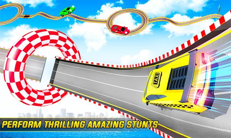 Taxi Car Mega Ramp Stunt: GT Car Racing Stunt Game