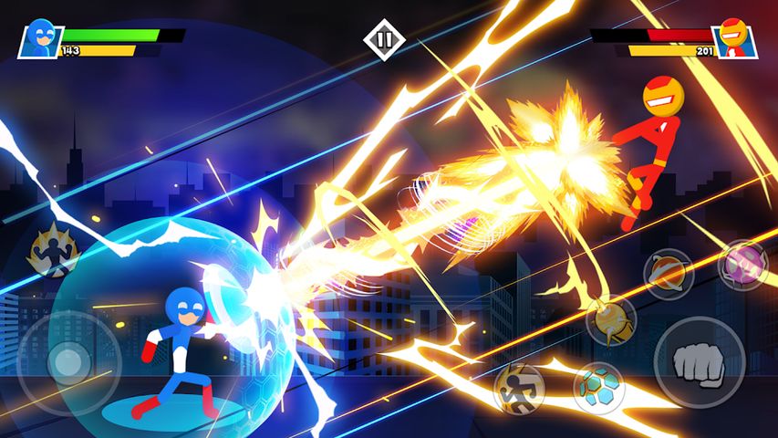 Stickman Combat - Superhero Fighter