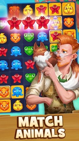 Animal Drop Safari - Match 3