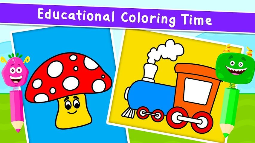Coloring Games for Kids - Drawing & Color Book