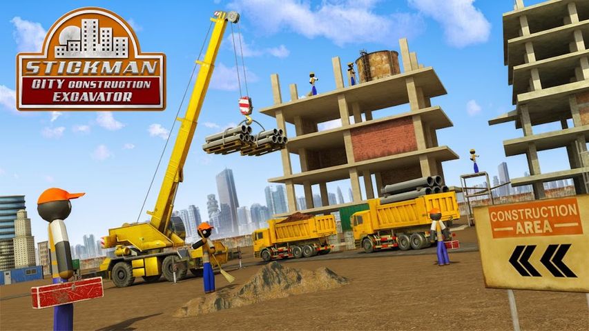 Stickman City Construction