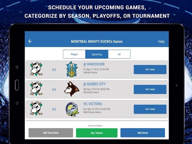 iTrackHockey: Stats/Timekeeper