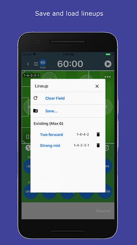 SubTime: playing time and sub tracking for coaches