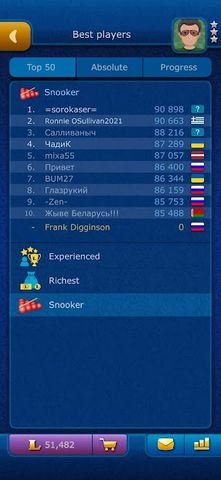 Snooker LiveGames online