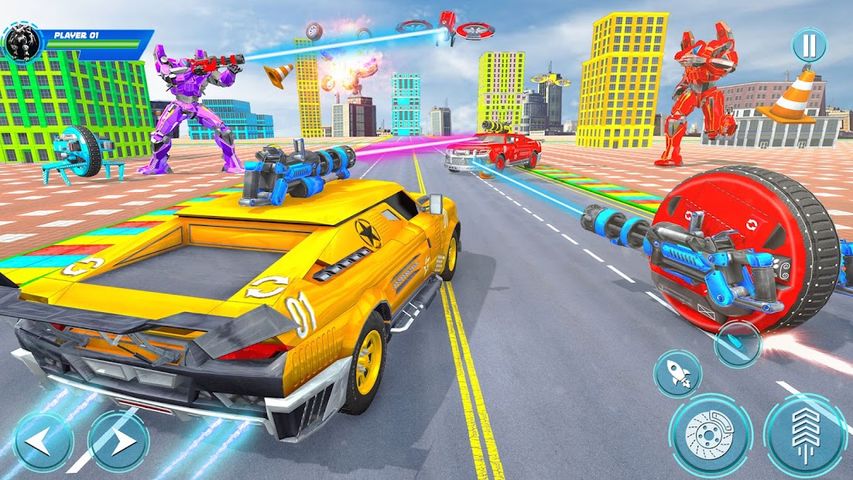 Spider Wheel Robot War Game