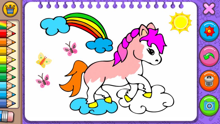 Princess Coloring Book & Games