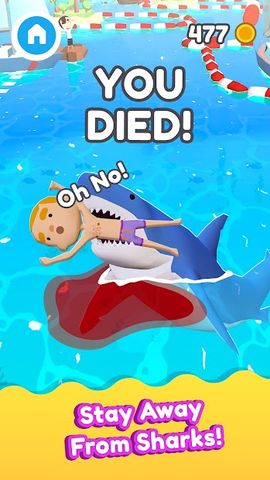 Shark Escape 3D - Swim Fast!