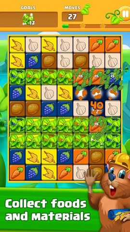 Vege Farm Match - Collect Vegetables & Fruits