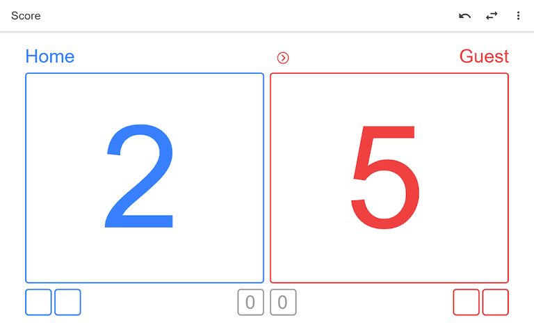 Volleyball Score Simple