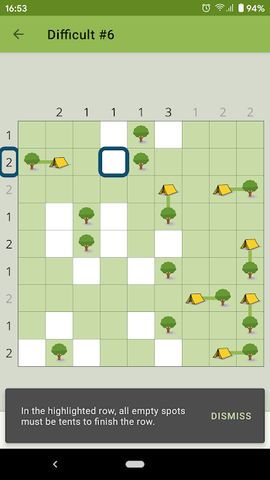 Trees and Tents Puzzle