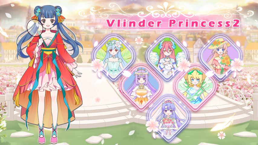 Vlinder Princess2 dressup game