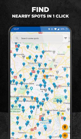 Ride My Park - Skateparks map