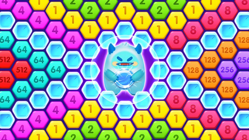 Merge Number - Hexa Puzzle