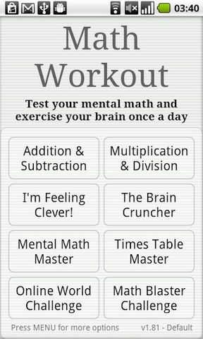 Math Workout