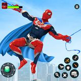 Flying Hero Rescue Robot Games