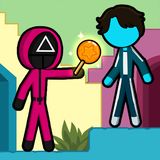 Stickman Red boy and Blue girl