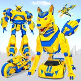 Fox Robot Transform Bike Game
