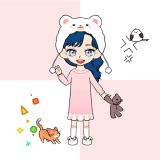 K-pop Webtoon Character Girls
